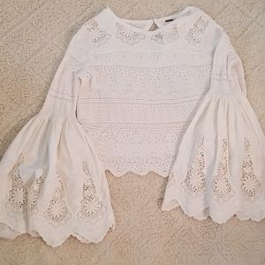 FP Knitted Top with Bell Sleeves